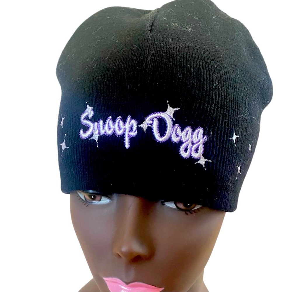 NWOT Embroidered Men Snoop Dogg Sparks Black Bennie By Cross Colors